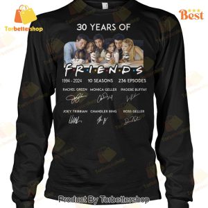 30 Years Of Friends Signature Unisex T-Shirt