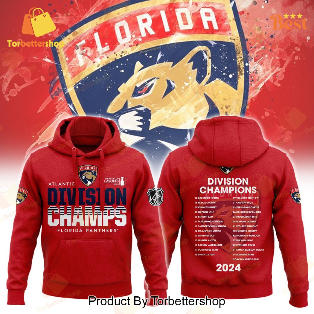 Florida Panthers ? NHL 2024 Atlantic Division Champs Hoodie