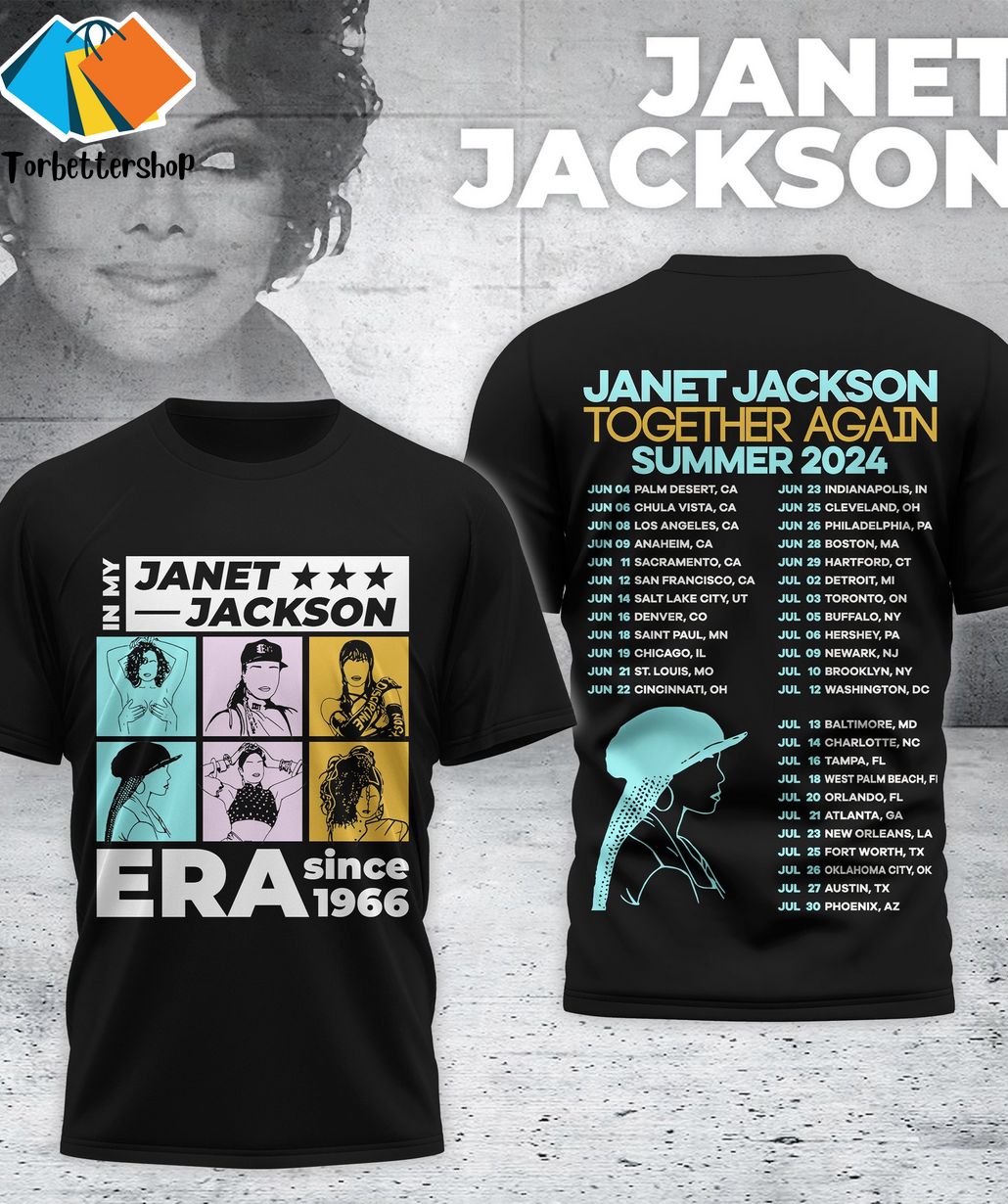 Janet Jackson Together Again Summer 2024 Unisex T-Shirt 