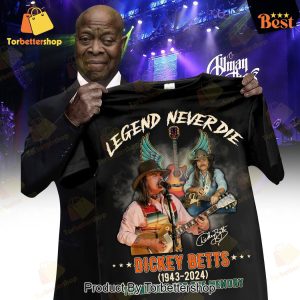 Legend Never Die Dickey Betts 1943-2024 Thank You For The Memory Siganture Unisex T-Shirt