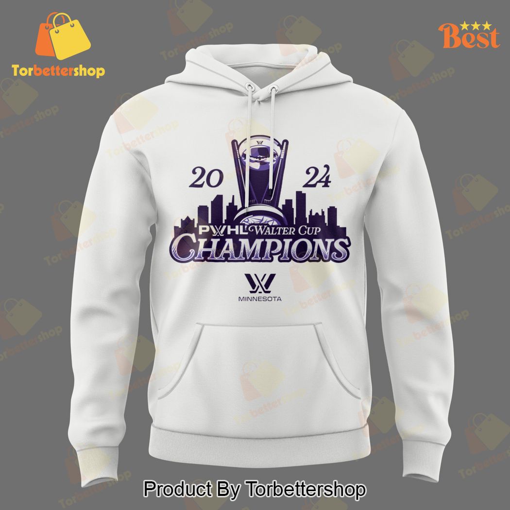 PWHL Minnesota Champions Walter Cup Hoodie